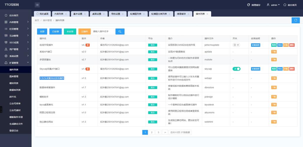 這個(gè)是那個(gè)極致cms,搭建出來如下圖,沒有數(shù)據(jù).