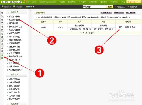 dedecms織夢程序網站后臺登錄帳號密碼如何修改