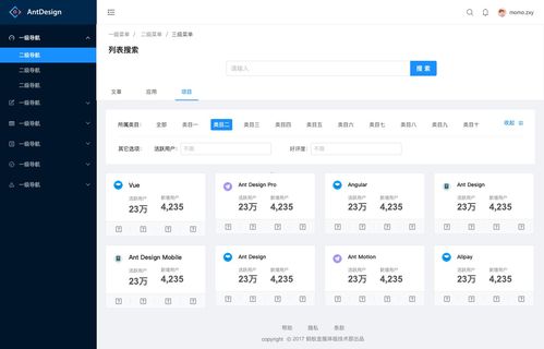 web設計axure元件庫